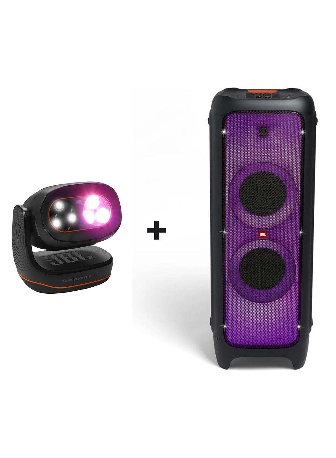 JBL PartyLight Beam + PartyBox 1000