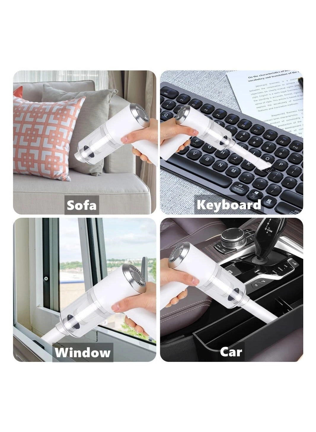 Handheld Car Vacuum Cleaner - 4000mAh