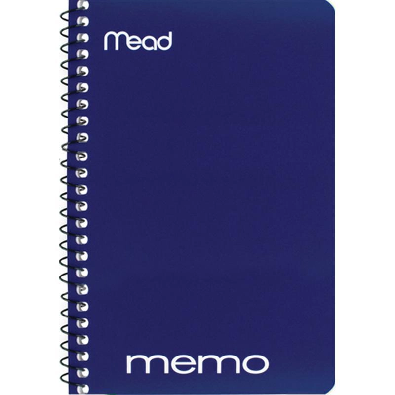 Memo Notebook 3 X 5 Spiral - Lined 60 Sheets