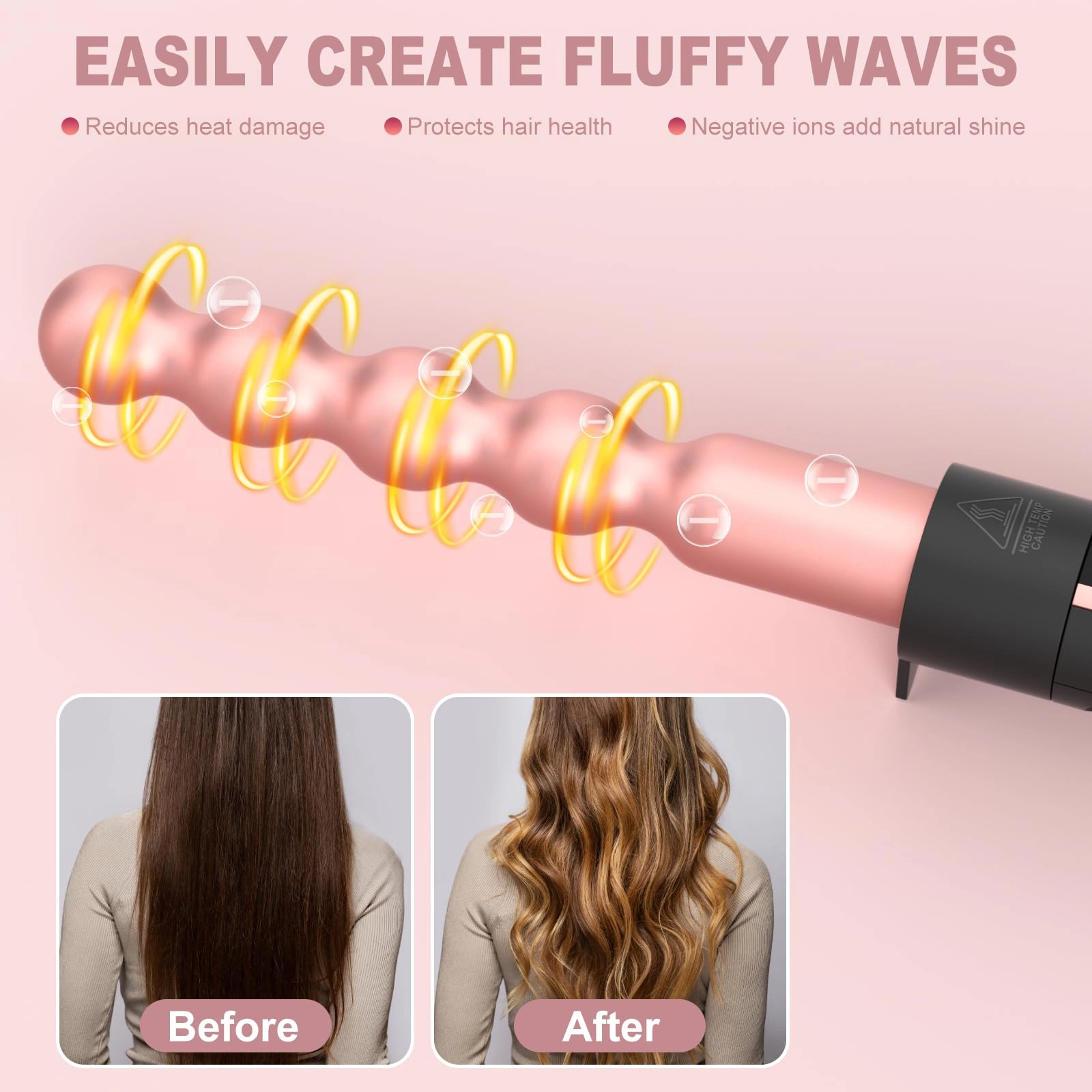 5 in 1 Curling Wand Set - 0.35"-1