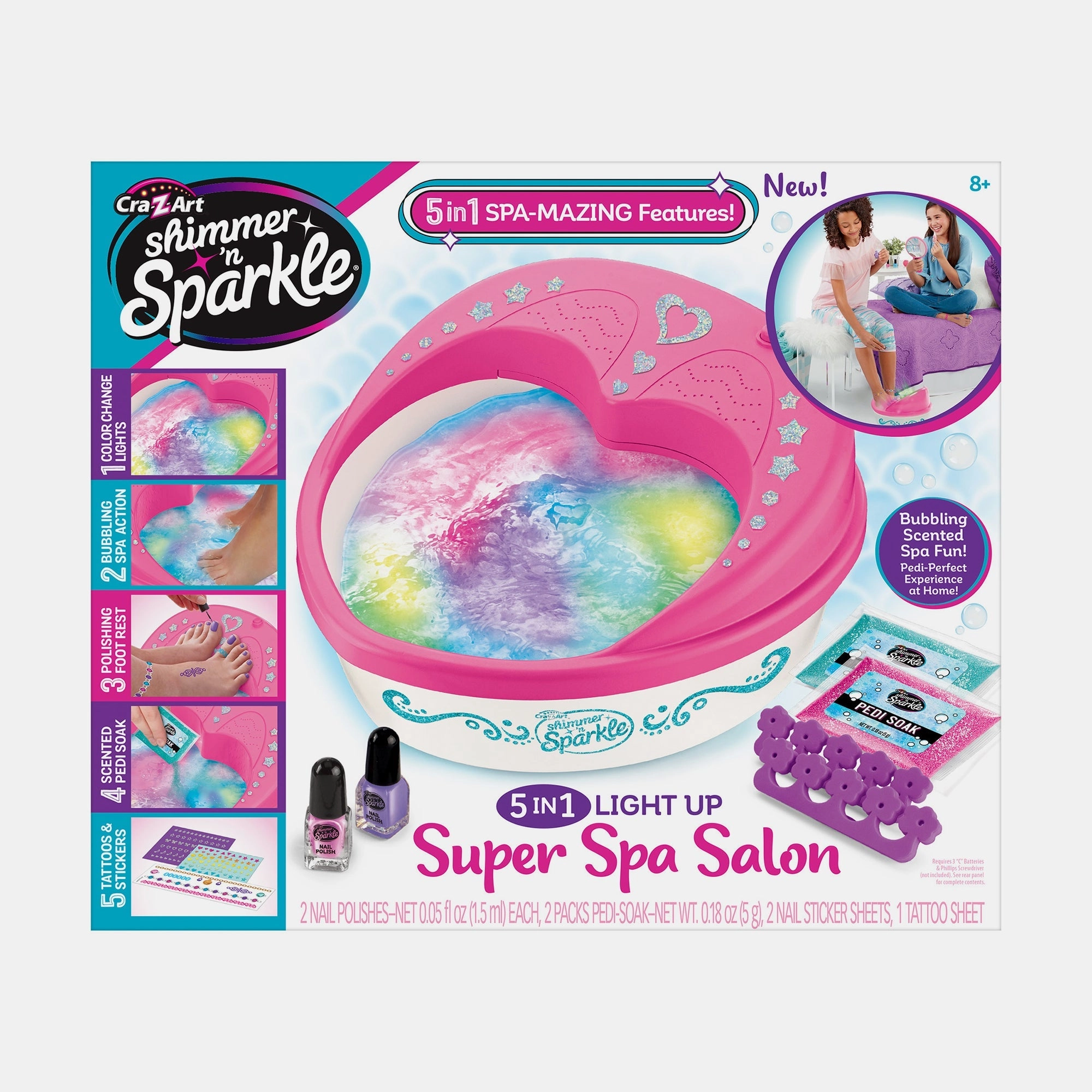 SHIMMER N SPARKLE Super Spa Salon - 8 years+