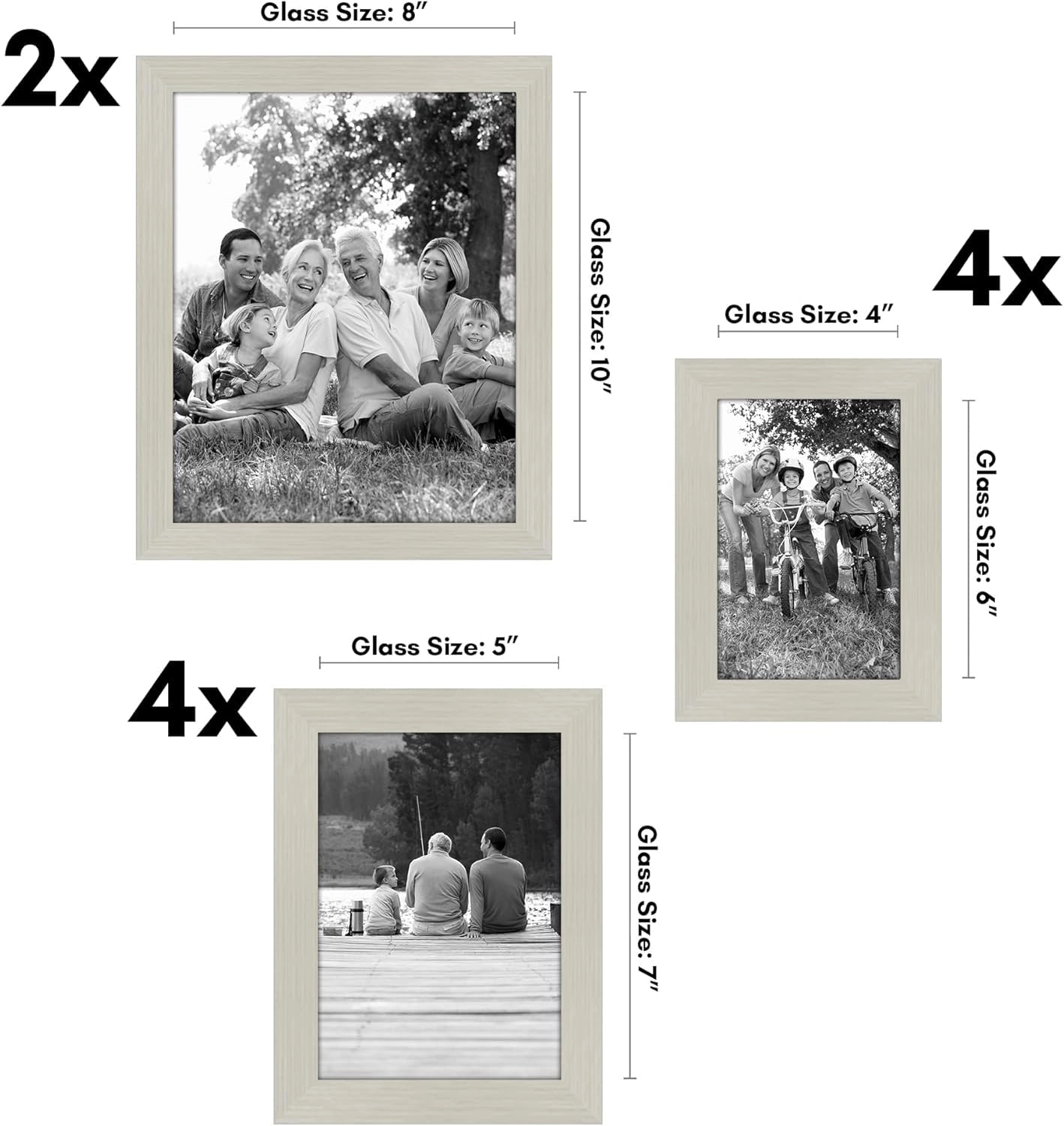 Set of 10 Picture Frames