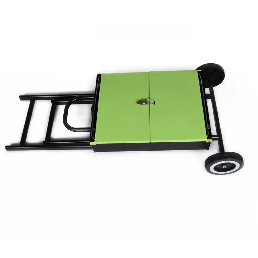 Tower Charcoal Grill - Adjustable Cooking Height 71-84 cm 47 cm chrome-plated grid