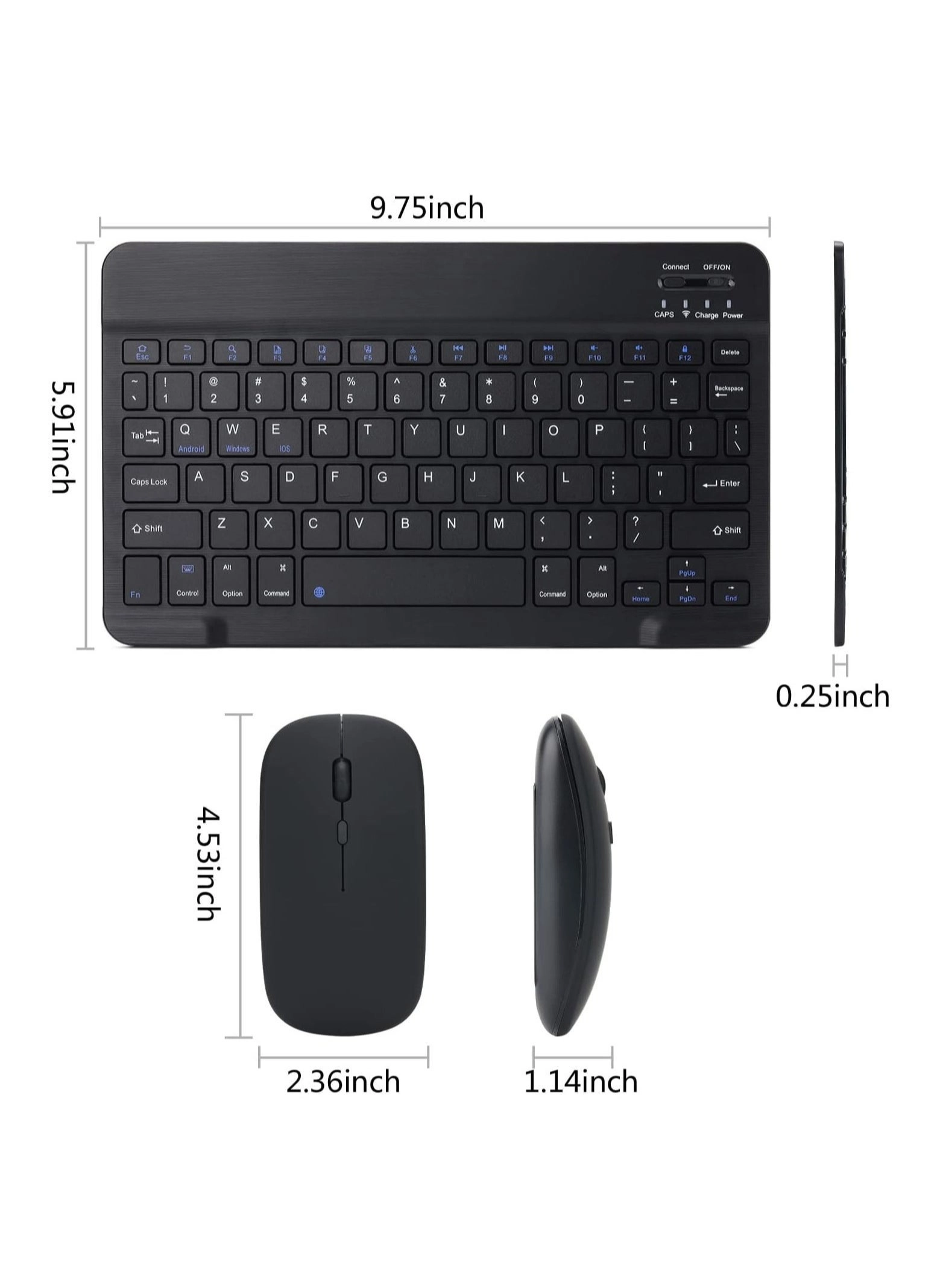 Keyboard and Mouse Combo - US Wireless