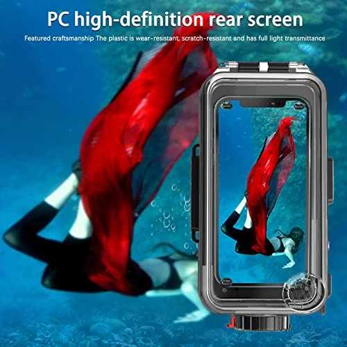 Waterproof Phone Housing - 40m/132ft IPX8 Wide-Angle Lens