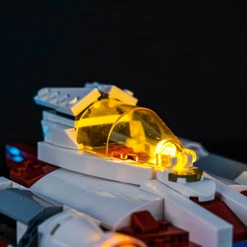 LED Light Set Compatible with 75432 V-19 Torrent Starfighter - USB & Battery Powered