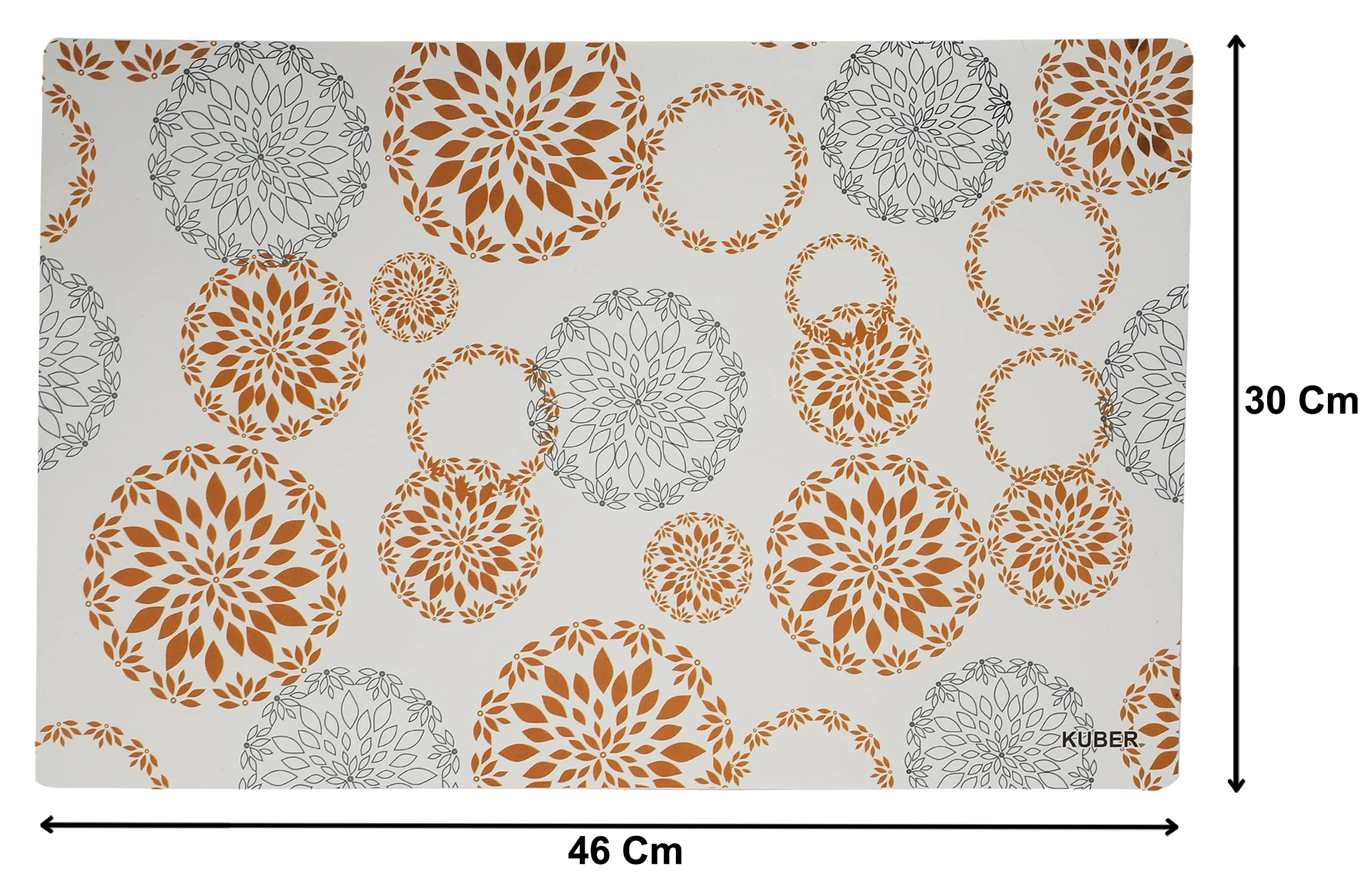 Fridge Mat - Pack of 6 White 45 x 30 CM