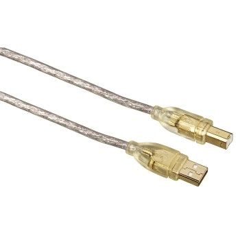 Hama 45023 USB A-B Connection Cable USB-A to USB-B 5m