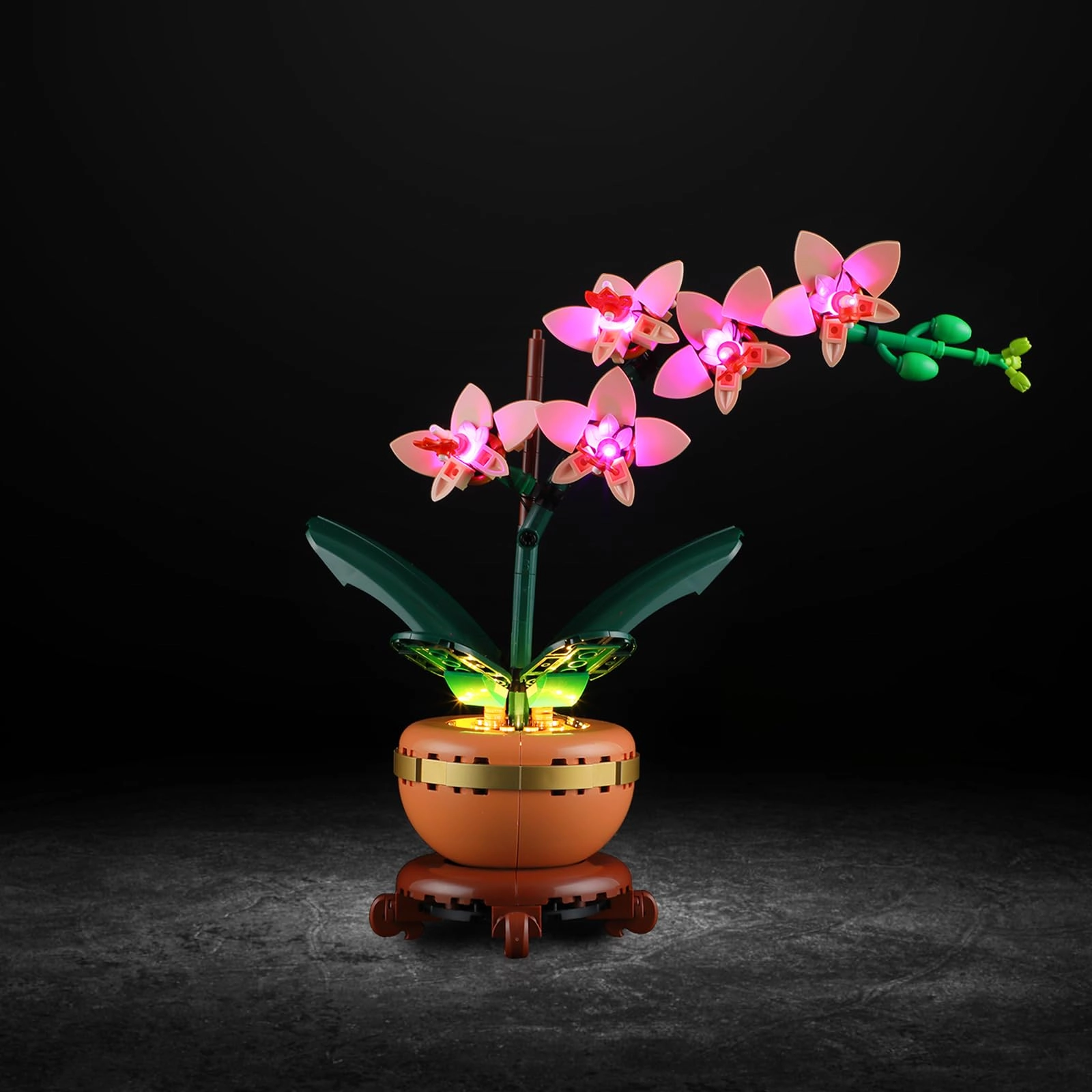 Vaodest LED Light for LEGO 10343 Mini Orchid Set