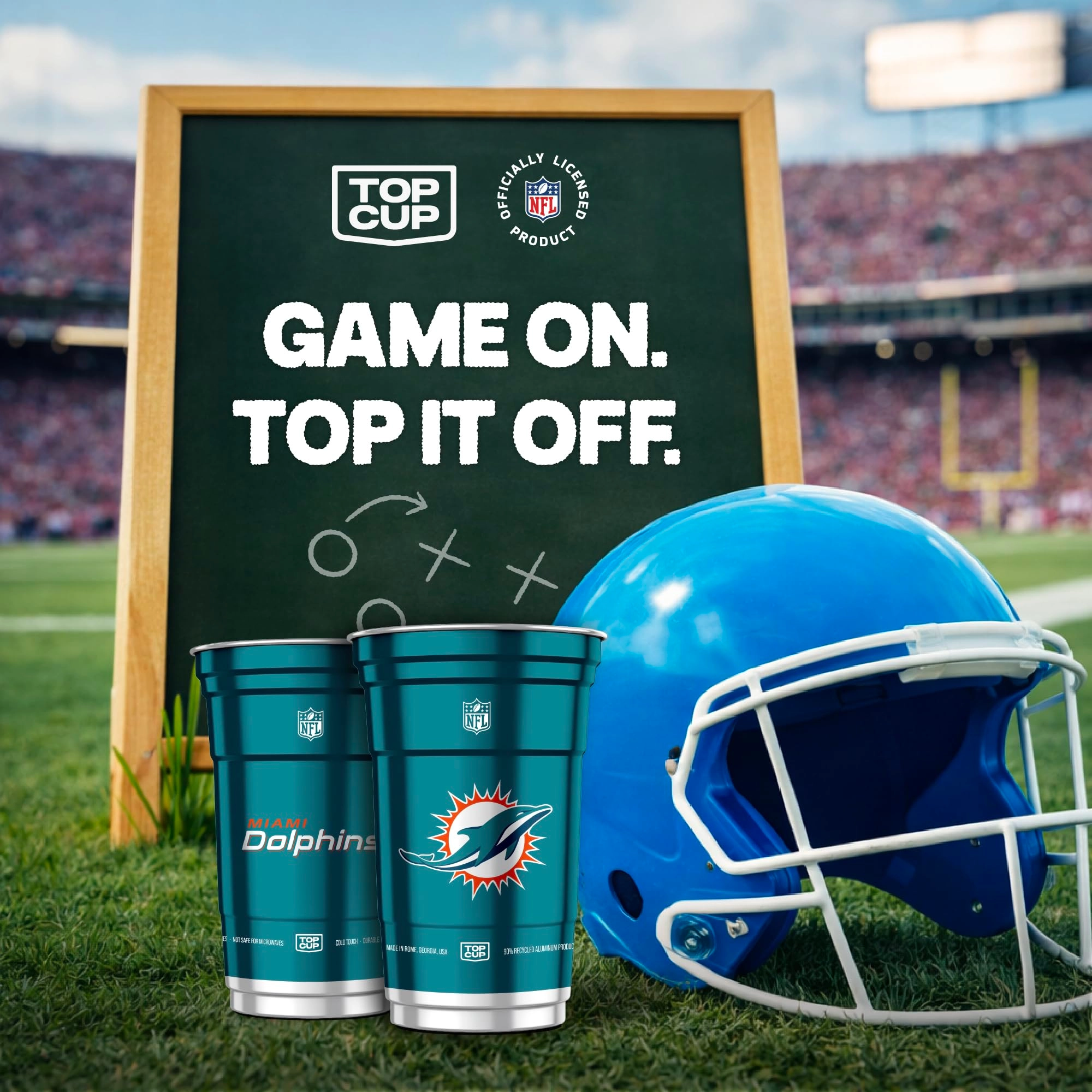 Miami Dolphins Reusable Cup - 20 pcs