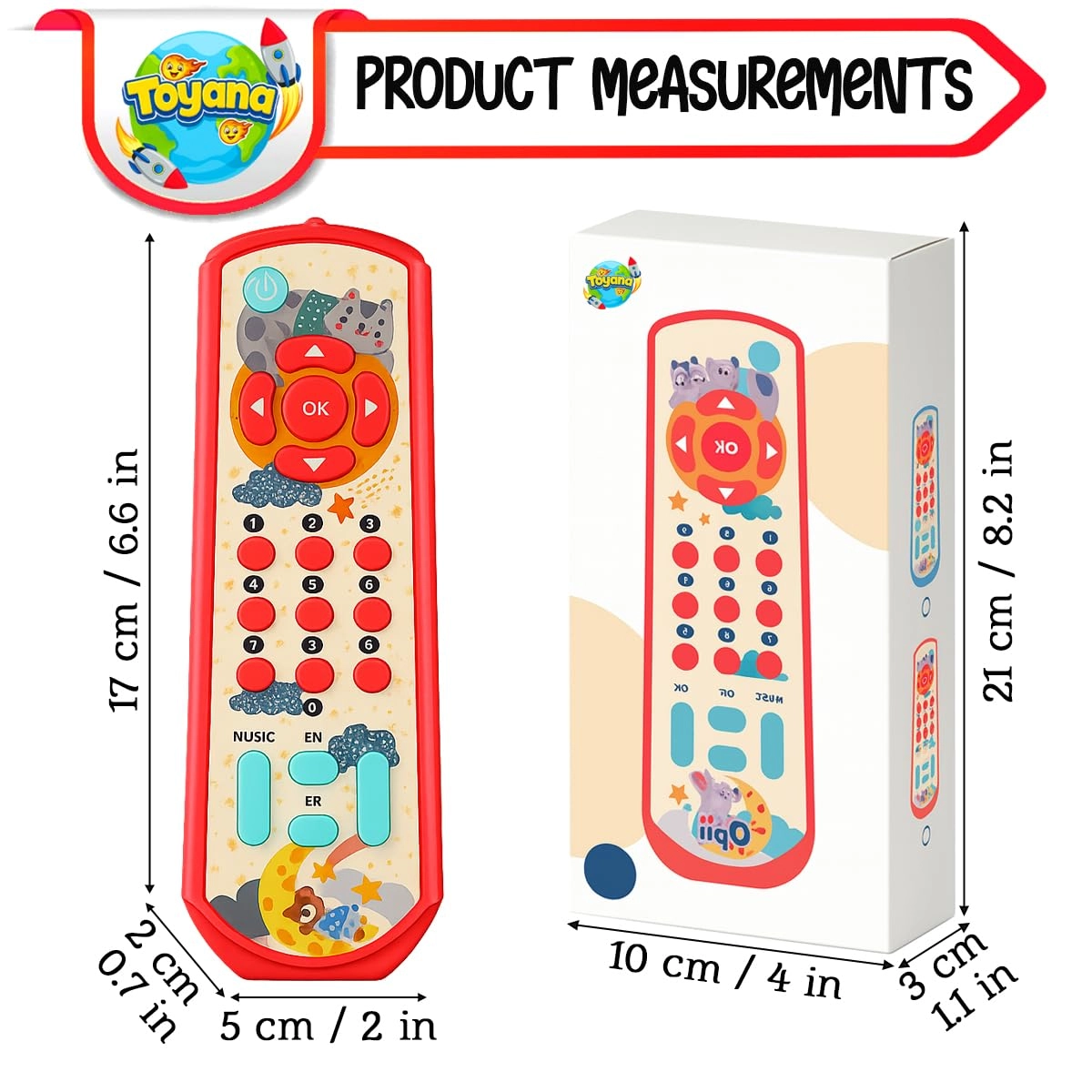 toyana Learning Remote Toy - 3 years+