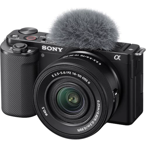 ZV-E10 + E PZ 16-50mm + SecureDigital SDXC + Flexible Tripod + Cleaning Kit + Camera Bag