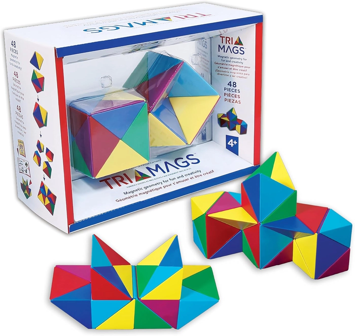 Tri-Mags - Multicolor 48 pcs