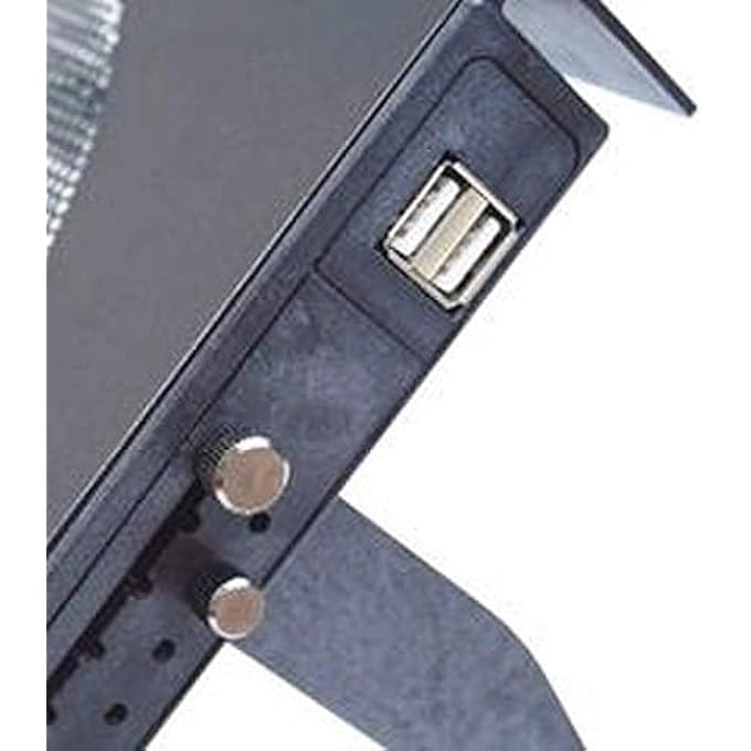 Laptop Cooling Pad Stand - Quiet Fan Height Adjustable USB Interfaces