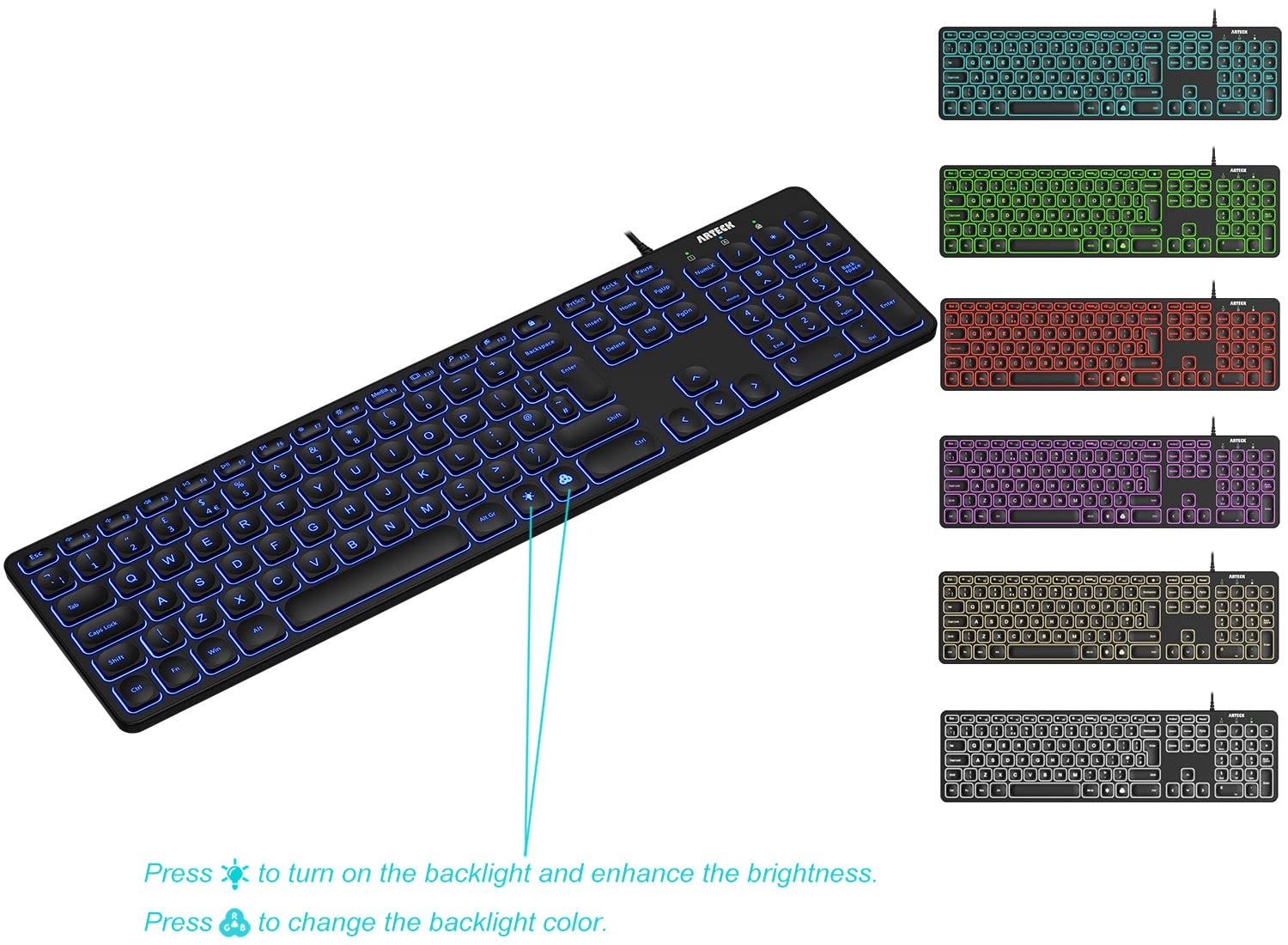 HA305-3B - QWERTY Wired