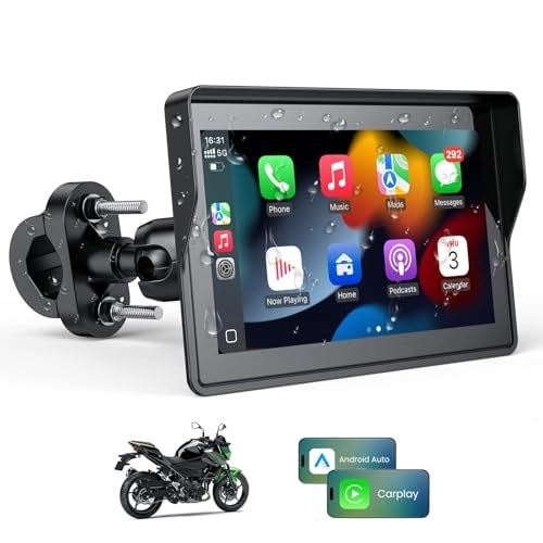 WonVon Motorcycle Carplay GPS Navigation System - 5 Inch