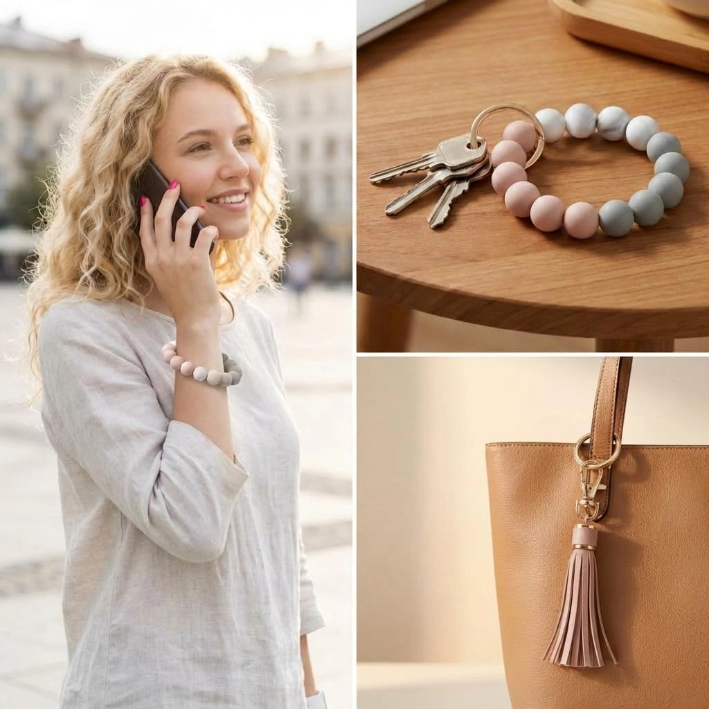 Key Ring Bracelet - Car