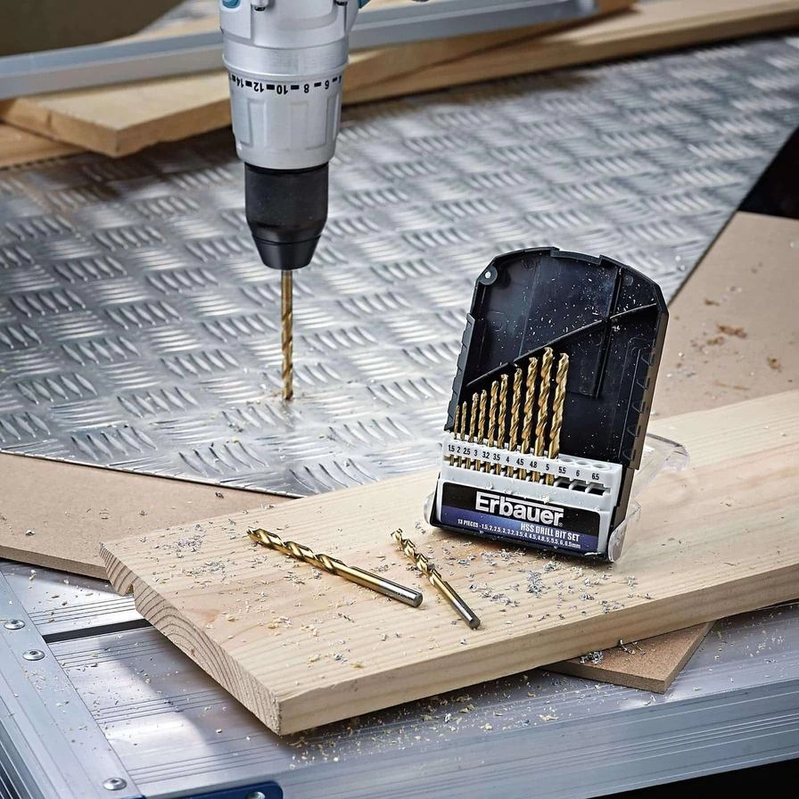 Metal Drill Bit Set - High speed steel 13 piece(s)