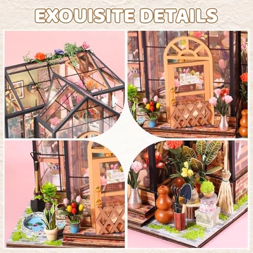 DIY Miniature House Kit - Jenny Greenhouse
