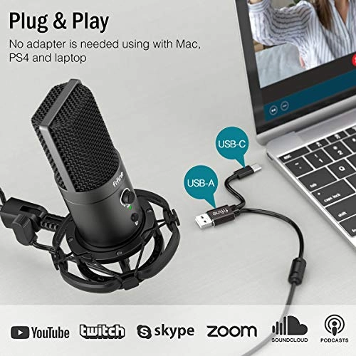 T683 USB+3.5mm-Mini-Jack Microphone
