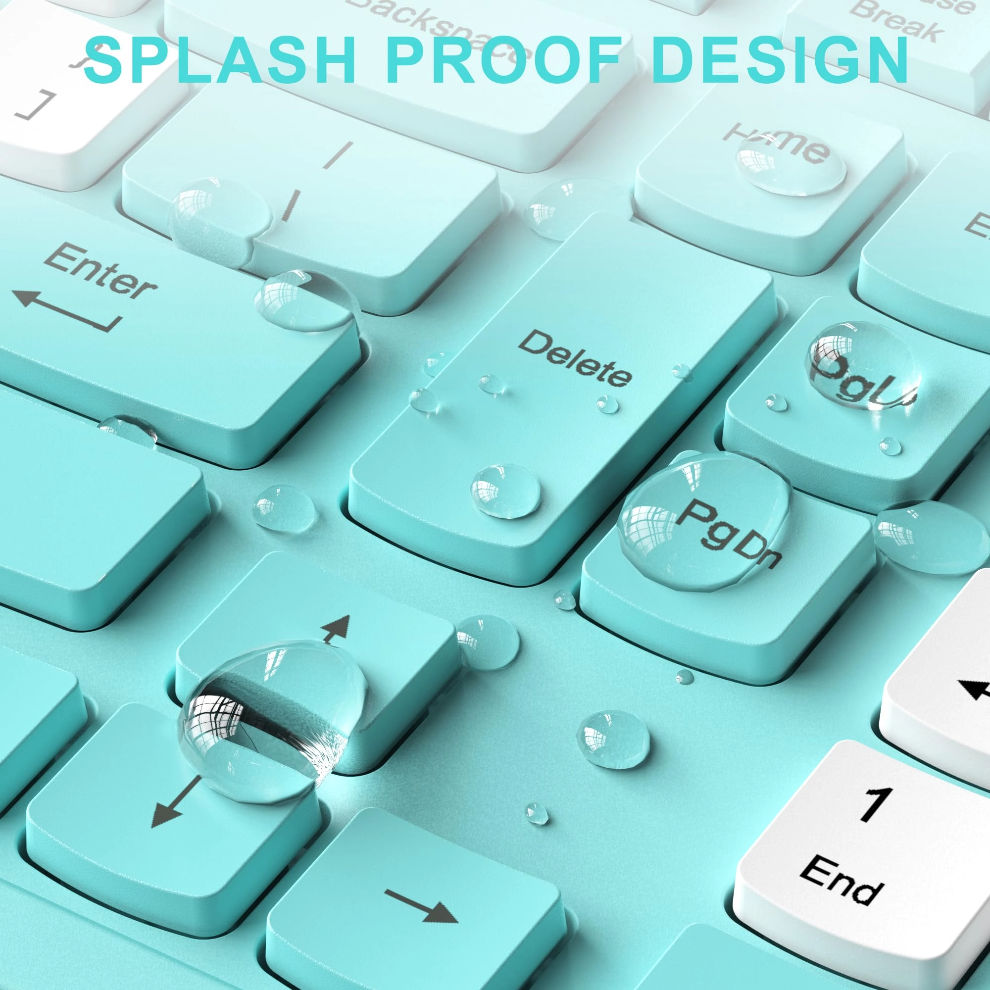 Ergonomic Wireless Keyboard - Wired