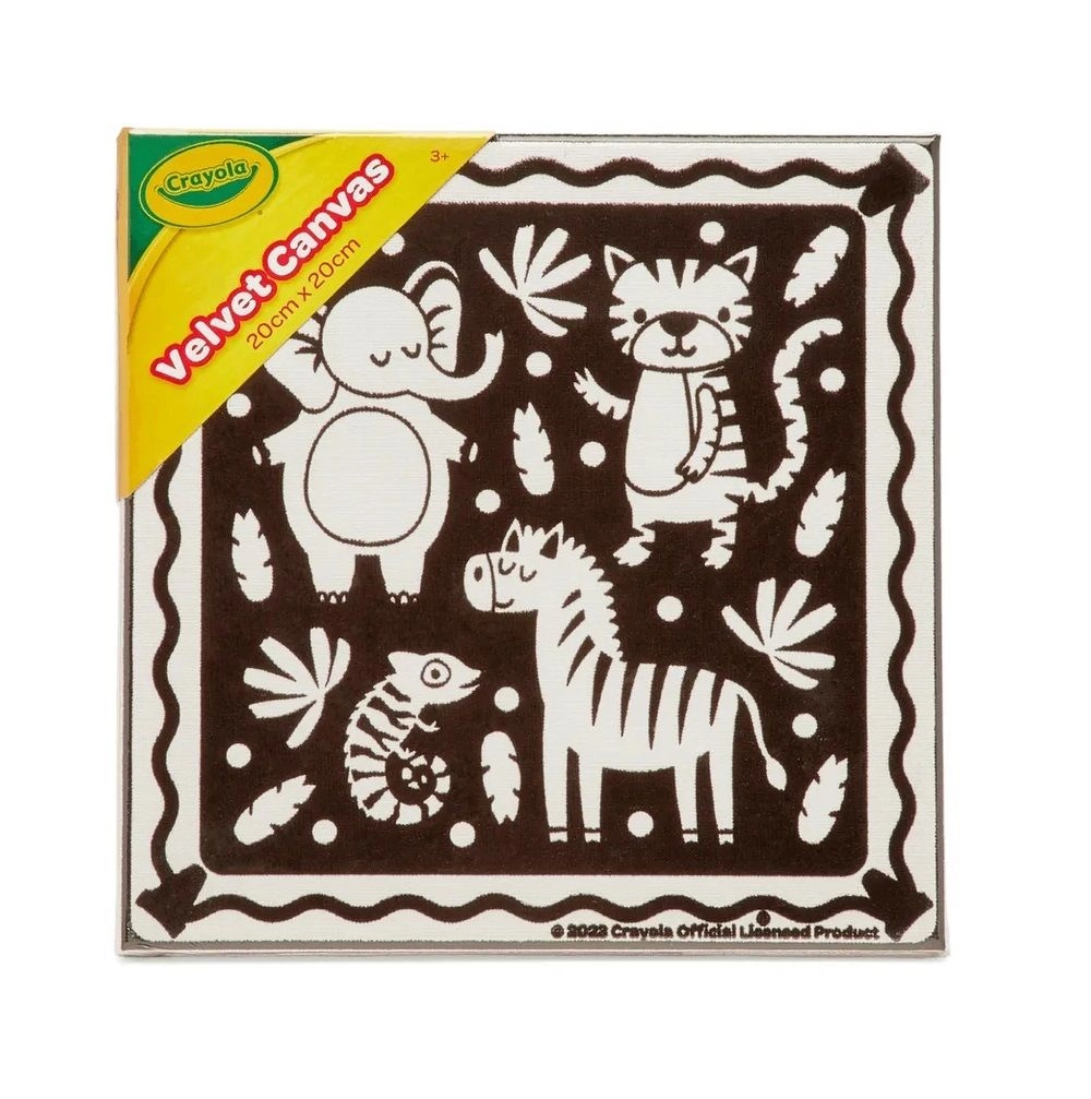 DIY Velvet Creativity Drawing Canvas Jungle