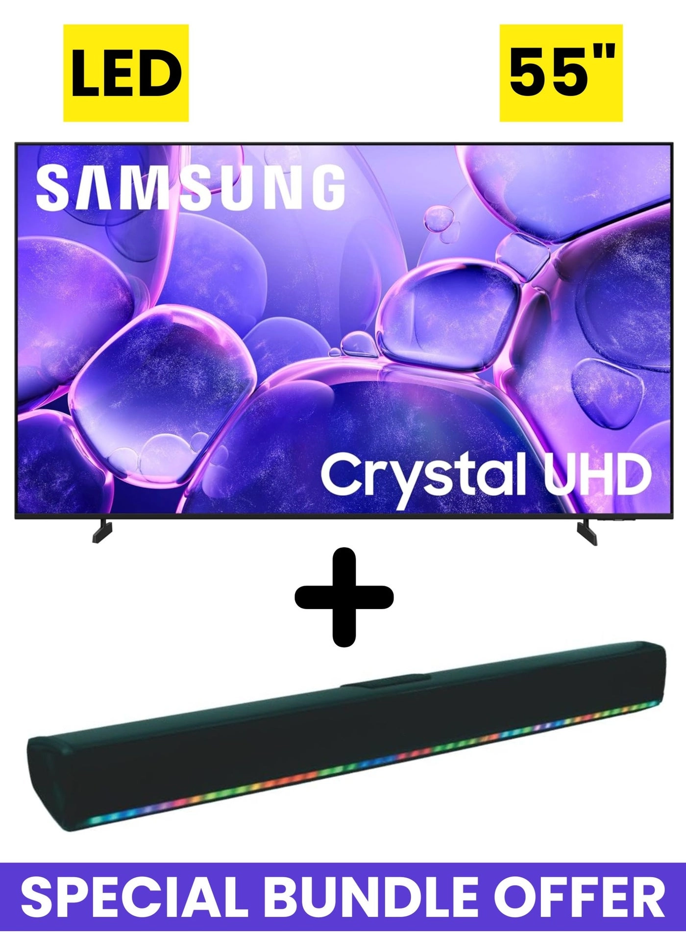 Samsung 55U8000F+SOUNDBAR - 55 in Bundle
