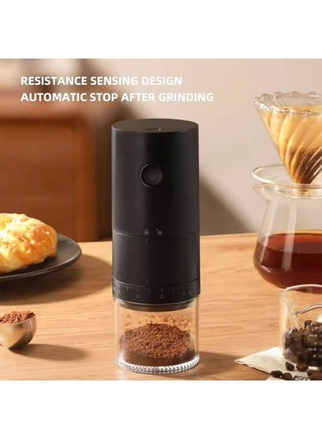 Conical Burr Coffee Grinder - Portable 38 Precision Grind Settings