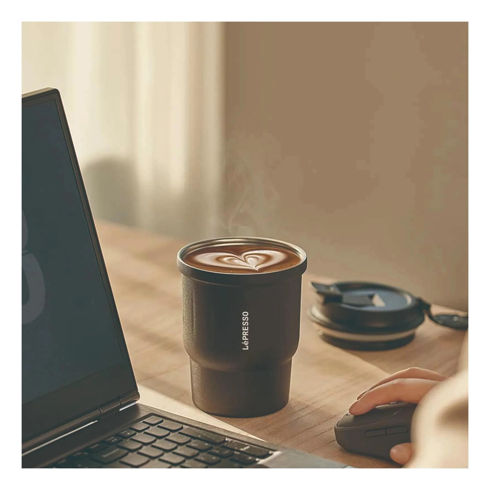 Stainless Steel Urban Coffee Mug - 450ml