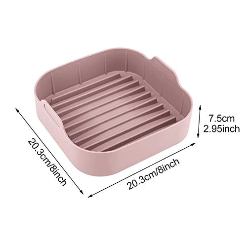 Square Silicone Air Fryer Basket - 1 PC