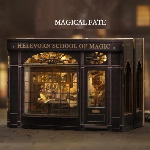 Miniature Wooden Dollhouse Furniture Kit - Creative Room 1:24