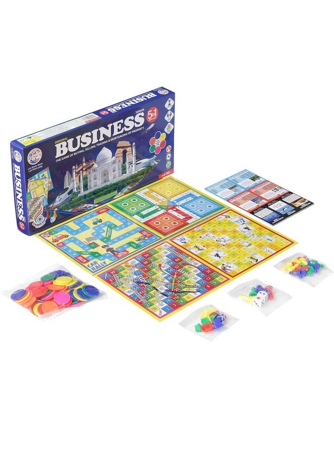 Little Business + Ludo + Snakes & Ladders + Car Rally + Cricket