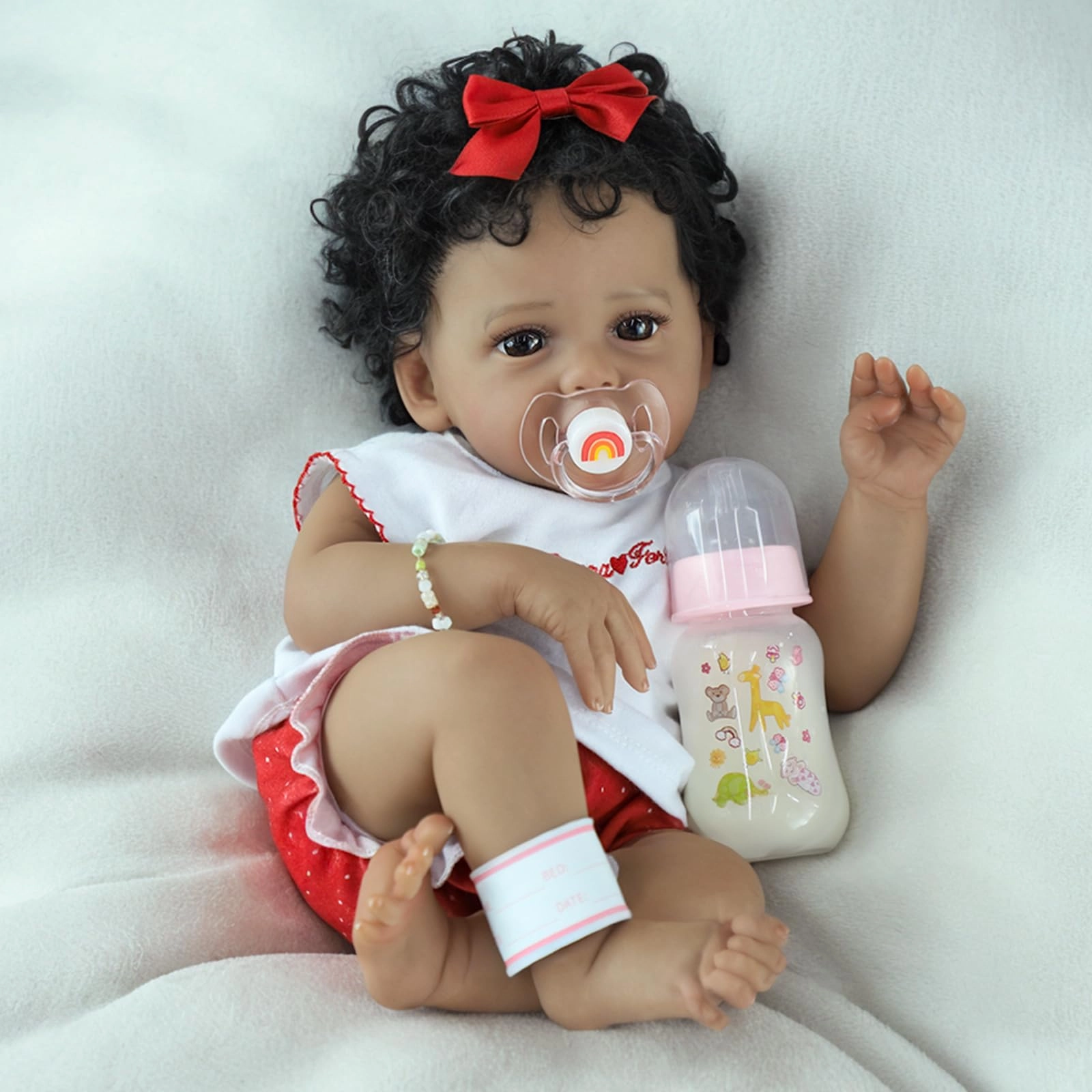 Reborn Baby Doll - 20-Inch Vinyl African American Ages 3+