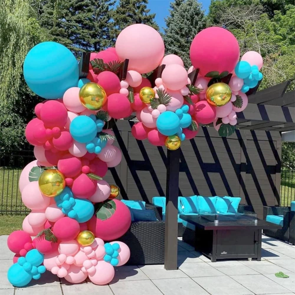 Matte Latex Balloons - 100pcs Birthday Wedding Baby Shower