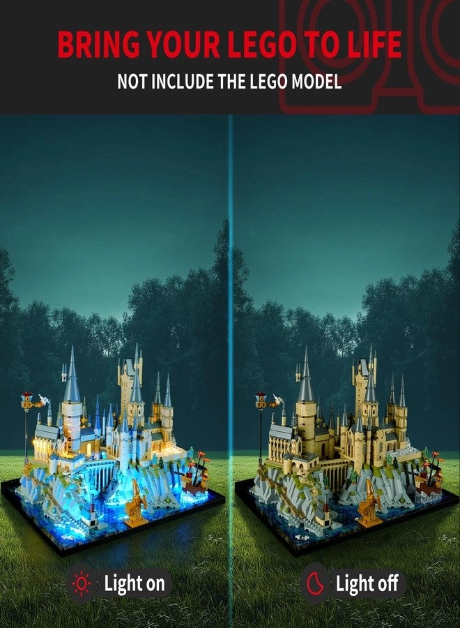 Light Kit for Hogwarts Castle and Grounds - 2.0 LED Compatible With LEGO Harry Potter 76419