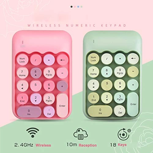 X910 - 2.4G Wireless 18-Key Blue