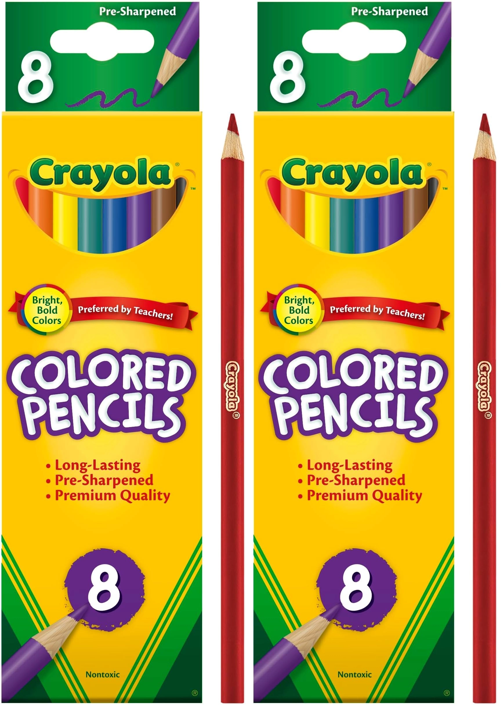 Crayola Coloured Pencils - 8 Pcs