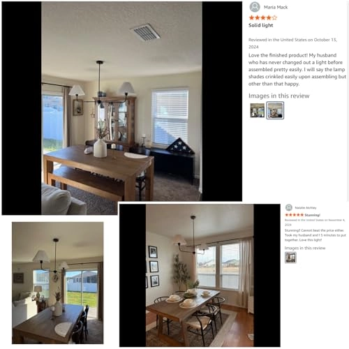 Modern Linear Chandelier - Dimmable