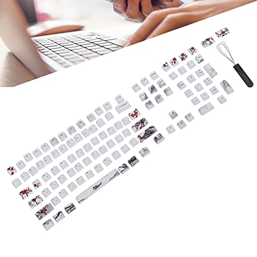 Mechanical Keyboard Keycaps - 110Pcs PBT 5Sided Dye Sublimation Set