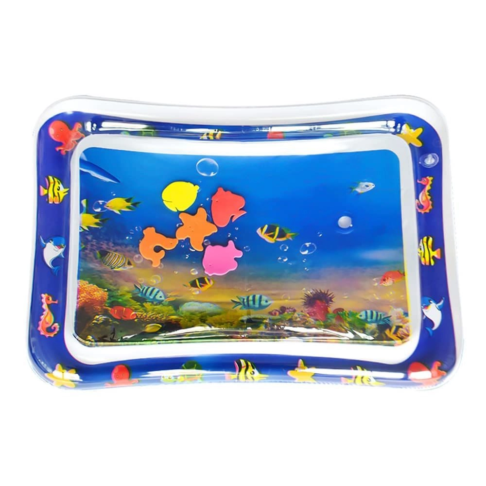 Tummy Time Inflatable Water Playmat - ocean-themed 0 month