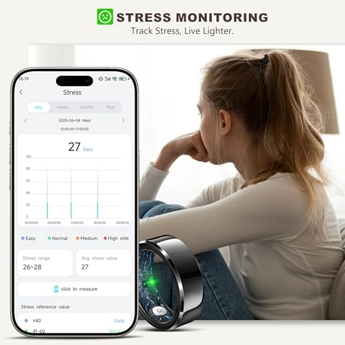 Smart Ring - Heart Rate SpO2 5ATM Waterproof