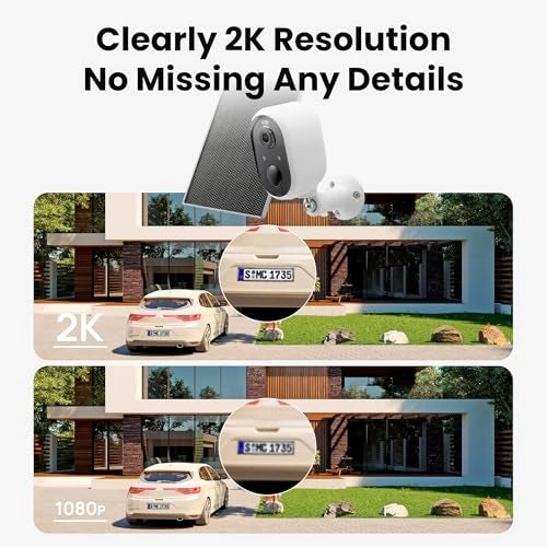 Solar Security Camera 2K