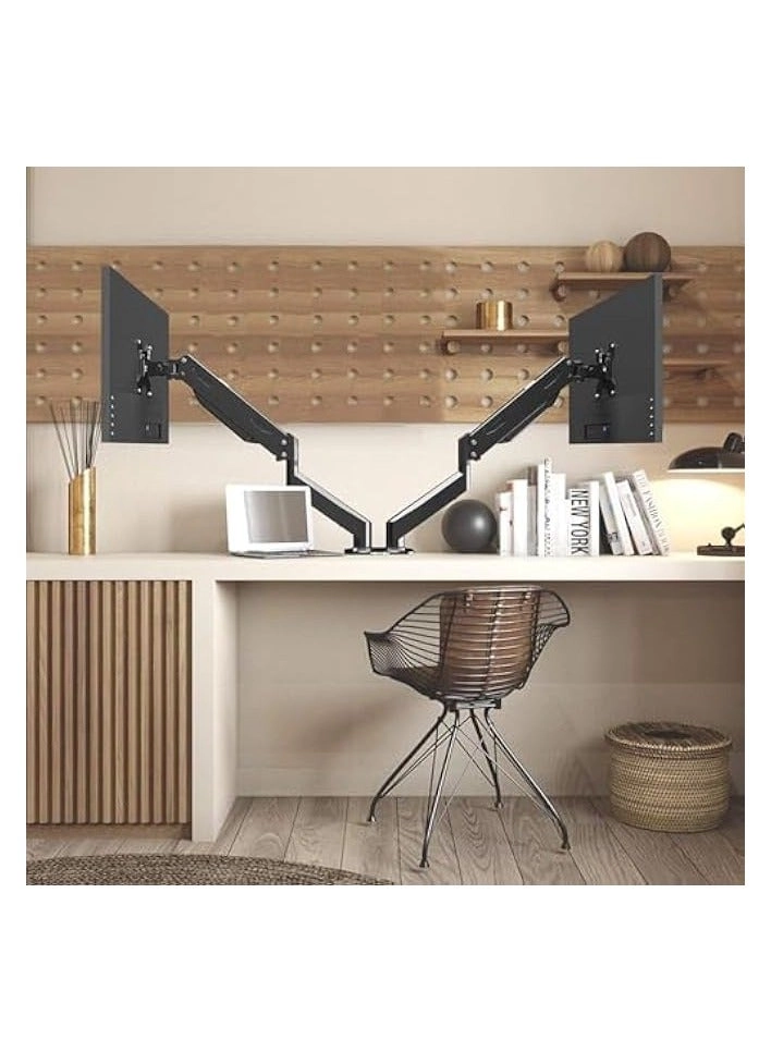 Dual LCD Monitor Desk Mount Stand - 2 27in
