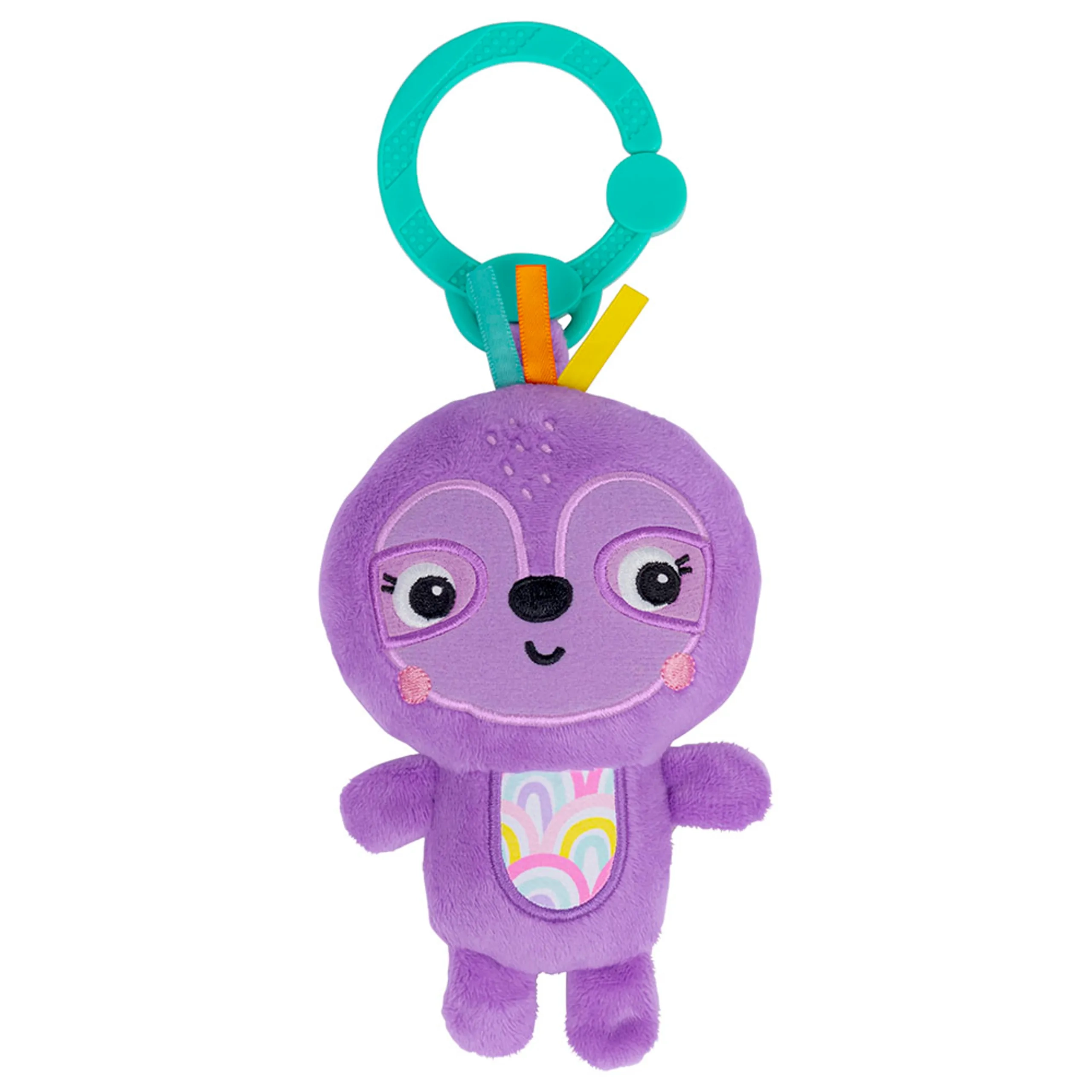 Bright Starts Jingle Joy Reach & Rattle Toy - 0 month soft mixed materials