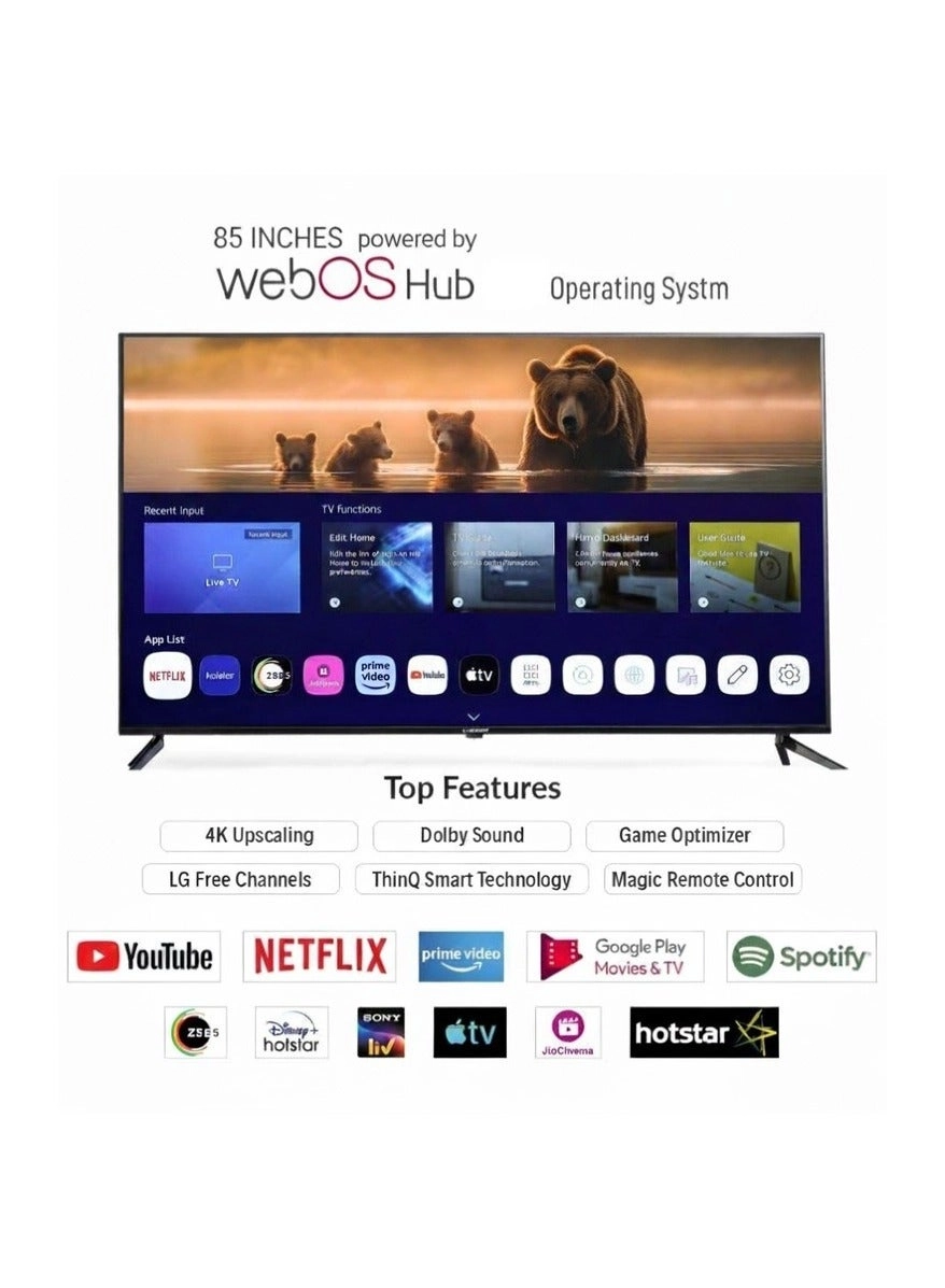 H20 H2LED4K85WOX - 85-Inch