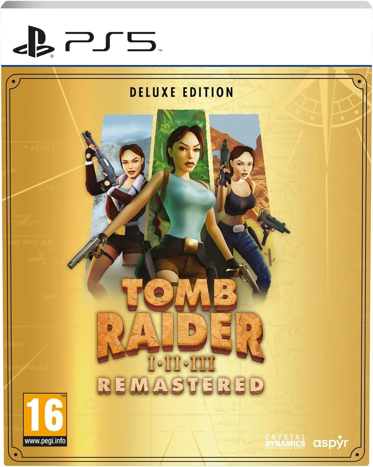 Square Enix Tomb Raider I-III Remastered Deluxe Edition - PlayStation 5