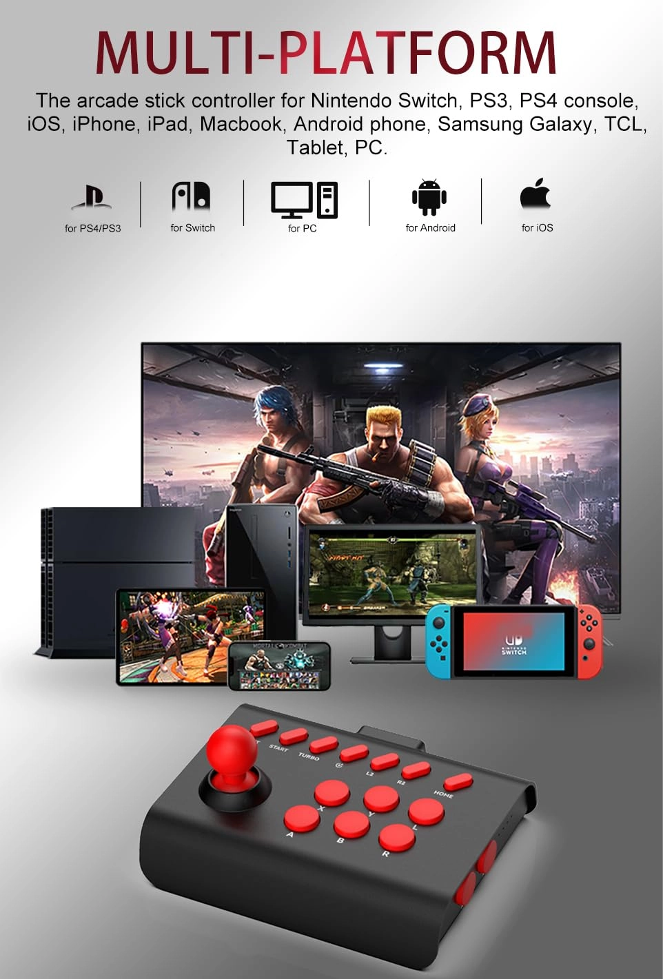 Arcade Fight Stick - Black