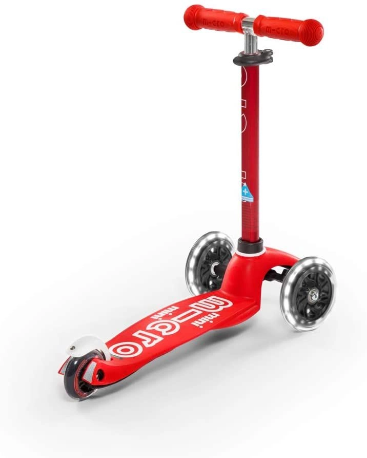 Mini Deluxe 3-Wheel Kick Scooter – 120/85 mm LED