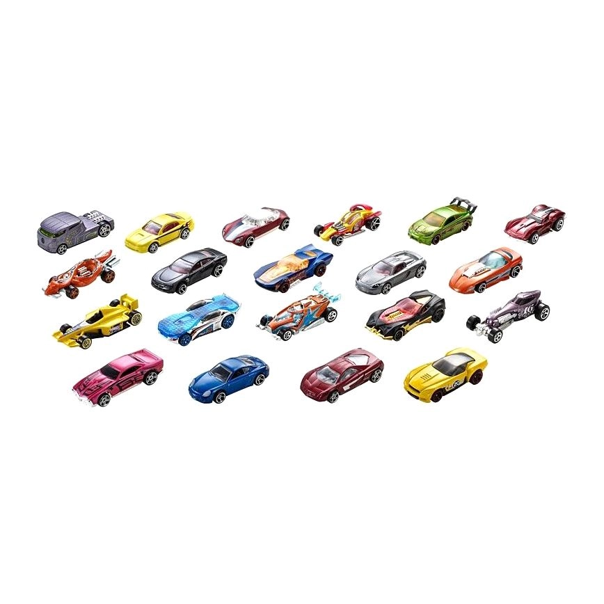 Mattel Basic Die-Cast Car Pack 1:64 20 pcs