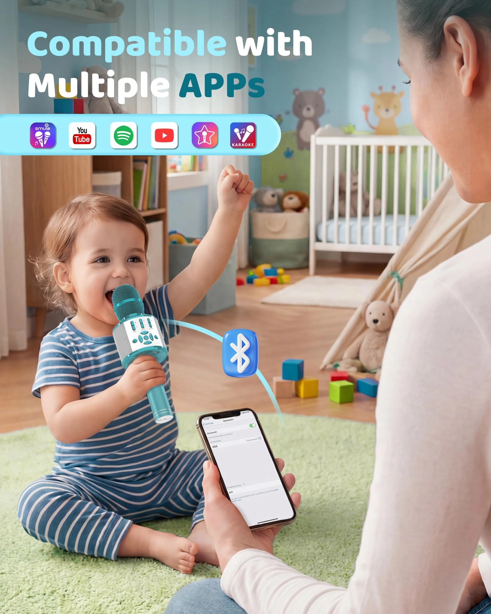 Karaoke Microphone - Handheld Bluetooth